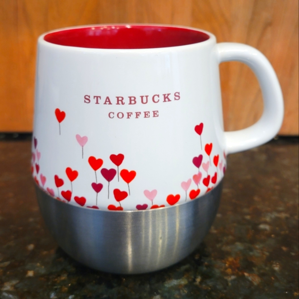 Valentine's Day Starbucks 2007 Red Ceramic Mug